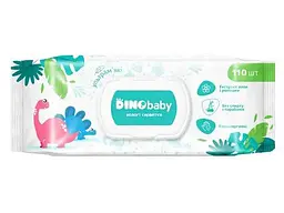 Вологі серветки DINO BABY 110шт дитячі