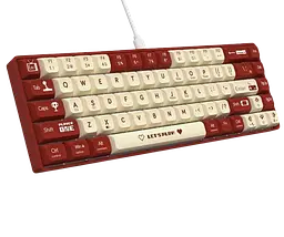 Клавіатура Ajazz AK680 Wired Red Switch RGB White Red