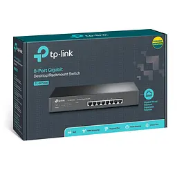Комутатор TP-Link TL-SG1008 (TL-SG1008) - мініатюра 3