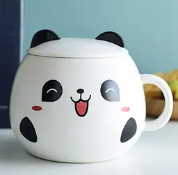 Кухоль з кришкою Panda 1 14858 450 мл - мініатюра 2