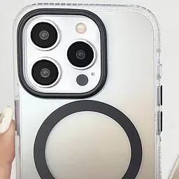 Чохол TPU+PC Phantom with Magnetic Fit для Apple iPhone 13 Pro (6.1") Black - мініатюра 3