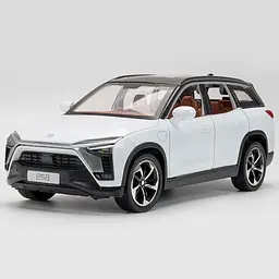 Колекційна металева модель електромобіля Автопром NIO ES8 з інерцією, світлом та звуком 1:24 - мініатюра 4