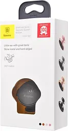 Автотримач Baseus Small Ears Magnetic Bracket Vertical Type (SUER-B01) Black [19997] - мініатюра 3