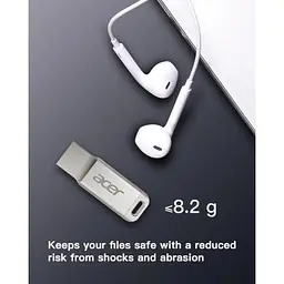 USB флеш накопичувач Acer 256GB UM310 Silver USB 3.2 (BL.9BWWA.583) - мініатюра 3