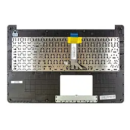 Корпус верхня кришка для Asus F502CA R509CA X502CA series, (топкейс з клавіатурою, 90NB00I1-R31RU1, C Cover, Original) - мініатюра 2