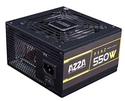 Блок живлення AZZA 550W 80+ Bronze (PSAZ-550W) Black - мініатюра 1