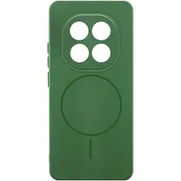 Чохол Silicone Cover Lakshmi Full Camera (AA) with Magnetic Fit для Xiaomi Redmi Note 15 Pro 5G Зелений / Dark green