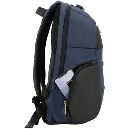 Рюкзак шкільний Optima 18.5" USB Anti-Theft унісекс 0.7 кг 16-25 л Синій (O96917-02) - мініатюра 3