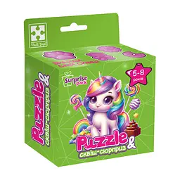 Дитячі пазли з сюрпризом "Єдиноріжка"2 Vladi Toys VT8030-02, 180 деталей