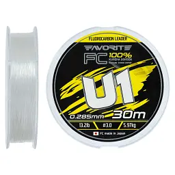 Флюорокарбон Favorite U1 FC 30 м 3.0/0.285 мм 13.2 lb/5.97 кг