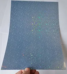 Плівка для друку Galaxy А4 80 мкм Starry Holografic 20 шт Прозорий (11106) - мініатюра 3