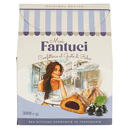 Печиво BonіSano Fantuci зі смаком смородини 300 г - мініатюра 3