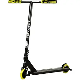 Самокат трюковий Best Scooter 57х85 см Чорно-жовтий 000231330