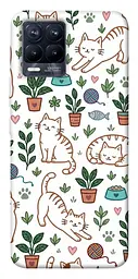 TPU чохол Demsky Cats pattern для Realme 8