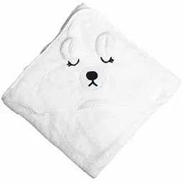 Дитячий рушник з капюшоном MGZ-0640(White) розмір 80х80 см