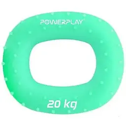 Еспандер кістьовий PowerPlay силіконовий PP-4337 Hand Grip Medium 20 кг Зелений (PP_4337_Green_20kg)
