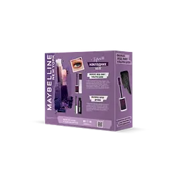 Подарунковий набір Maybelline New York: Туш для вій Falsies Lash Lift Ultra Black, 9,6 мл + Туш для брів Express Brow Drama, 7,6 мл (YUA01574) - мініатюра 2