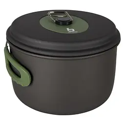 Набір посуду Bo-Camp Explorer 3 Pieces Hard Anodized Grey/Green (2200239), Сірий - мініатюра 6