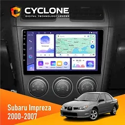Штатна магнітола Subaru Impreza 2000-2007 Cyclone C9-011 4x64, DSP Cyclone (НФ-00007704)