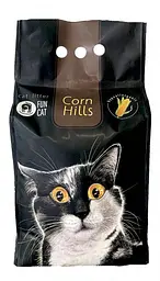 Наповнювач для котячого туалету Fun Cat Corn Hills — гіпоалергенний, виготовлений із харчової кукурудзи, без запаху, 5 л