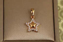Кулон Xuping Jewelry мерехтлива зірка 1,4 см золотистий