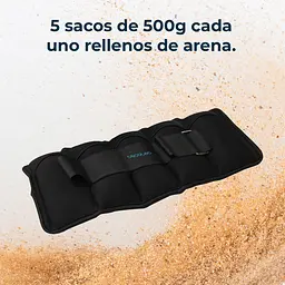 Обтяжувачі Cecotec Drumfit AnkleBell 2500 Neo (2шт по 2,5кг) (CCTC-07208) - мініатюра 5