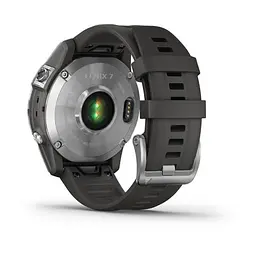 Смарт-годинник Garmin Fenix 7 Standard Edition Silver with Graphite Band (010-02540-00/01) Б/В [164431] - мініатюра 3