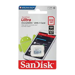 Карта пам'яті SanDisk 512GB microSDXC class 10 UHS-I Ultra (SDSQUNR-512G-GN3MN) - мініатюра 2