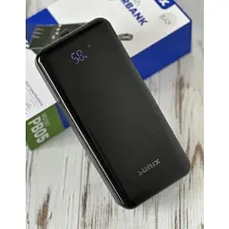 Зовнішній акумулятор Sunix PB-05 50000 mah із захищеною лампою чорний - мініатюра 5