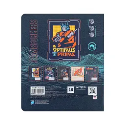 Зошит Kite Transformers 18 аркушів, клітинка (TF24-236) - мініатюра 8