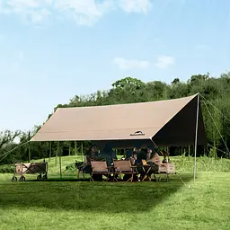 Тент універсальний Naturehike CNK2350WS015 (розмір S) Бежевий - мініатюра 3