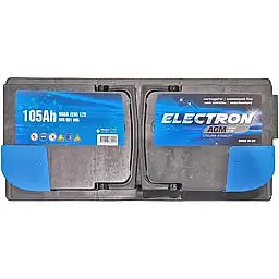 Автомобільний акумулятор Electron Start-Stop AGM 6СТ-105Ah (-/+) 950А (EN) - мініатюра 2