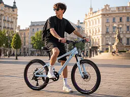 Велосипед MOTKE Rambo R22 / Велосипед на 7 швидкостей Світло-блакитний - мініатюра 4
