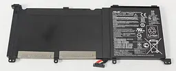 Акумулятор для ноутбука Asus UX501 C41N1416, 3800 mAh (60Wh), 4cell, 15.2V, Li-Pol, чорний