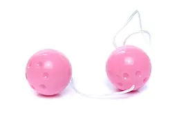 Вагінальні кульки Boss Series Duo Balls, 21 см, рожевий - мініатюра 2