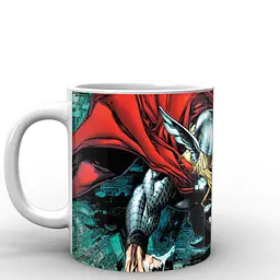 Кухоль GeekLand Тор Thor на даху TH.02.012 330 мл білий - мініатюра 2