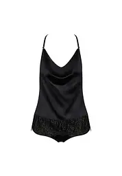 Комплект білизни Obsessive Agatya, L/XL (чорний) - мініатюра 5