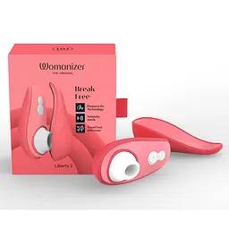 Вакуумний кліторальний стимулятор Womanizer Liberty 2 Vibrant Rose Womanizer SX0522 100865 - мініатюра 5