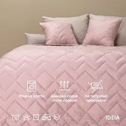 Покривало Ideia 240х260 IZZI пудра (8-34587x002) - мініатюра 3