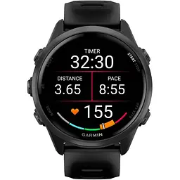 Смарт-годинник Garmin Forerunner 570 42mm Slate Gray Aluminum with Translucent Black/Black Band (010-02970-00) [138716] - мініатюра 8