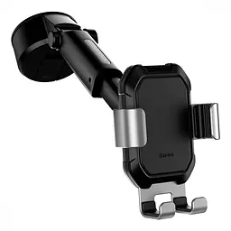 Тримач в машину Baseus Tank Gravity Car Mount With Suction Base silver (SUYL-TK0S) - мініатюра 8