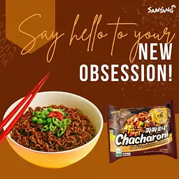 Локшина швидкого приготування Samyang Buldak Chancharoni Jjajang Ramen 140г - мініатюра 3