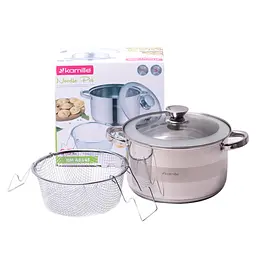 Каструля-фритюрниця Kamille KM-4514S 6.5 л