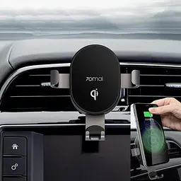 Тримач автомобільний і бездротовий зарядний 70mai Wireless Car Charger PB01 - мініатюра 3