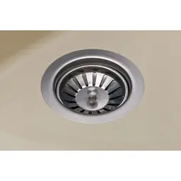 Мийка кухонна GRANADO RONDA ivory з сифоном (470*490mm.) (gr2204) - мініатюра 3