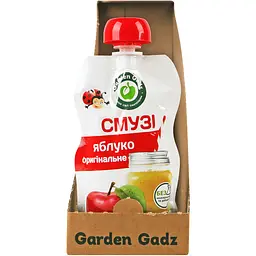 Пюре фруктове Garden Gadz Смузі яблуко оригінальне гомогенізоване  стерилізоване 120 г  - мініатюра 3