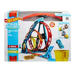 Трек Hot Wheels Track builder Потрійна петля (GLC96) - мініатюра 3