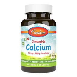 Вітаміни та мінерали Carlson Labs Kid's Chewable Calcium, 60 таблеток