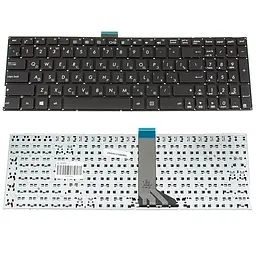 Клавіатура для ноутбука ASUS (X502, X551, X553, X555, S500, TP550) rus, black, без фрейму, без кріплень (оригінал)