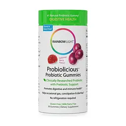 Пробіотики Rainbow Light Пробіотик, Смак ягід, Probiolicious Probiotic Gummies, Delic (RLT-12121)